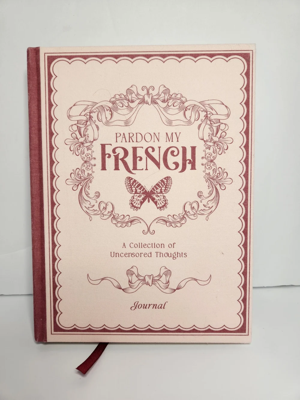 Pink Hardcover Journal — Decorative Notebook
